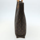 LOUIS VUITTON Monogram Sac Plat Hand Bag M51140 LV Auth ka491-3