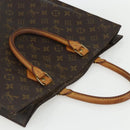 LOUIS VUITTON Monogram Sac Plat Hand Bag M51140 LV Auth ka491-6
