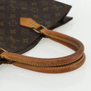 LOUIS VUITTON Monogram Sac Plat Hand Bag M51140 LV Auth ka491-7