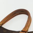 LOUIS VUITTON Monogram Sac Plat Hand Bag M51140 LV Auth ka491-8