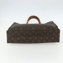 LOUIS VUITTON Monogram Sac Plat Hand Bag M51140 LV Auth ka491-5