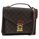 LOUIS VUITTON Monogram Monceau 28 Hand Bag M51185 LV Auth ka4910-1