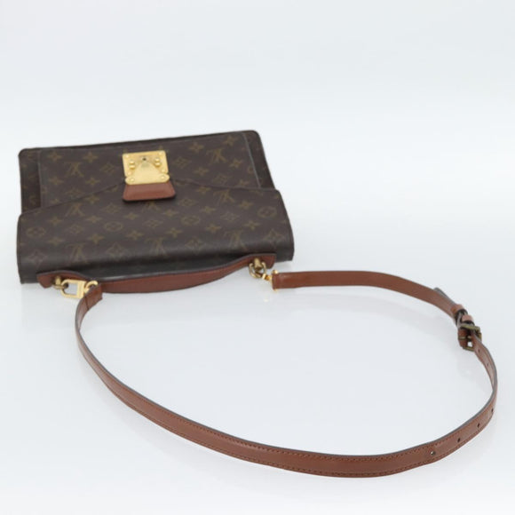 LOUIS VUITTON Monogram Monceau 28 Hand Bag M51185 LV Auth ka4910