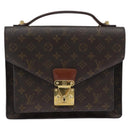 LOUIS VUITTON Monogram Monceau 28 Hand Bag M51185 LV Auth ka4910-13