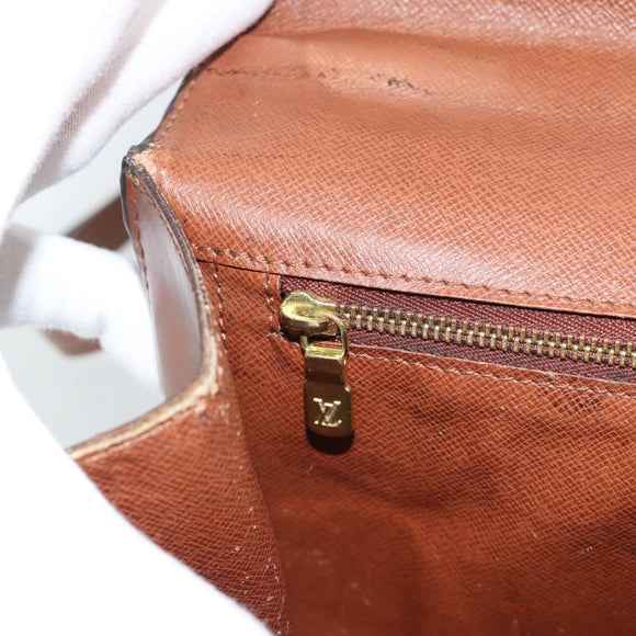 LOUIS VUITTON Monogram Monceau 28 Hand Bag M51185 LV Auth ka4910