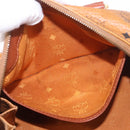 MCM Vicetos Logogram Hand Bag PVC Leather 2way Brown Gold Auth ka4912-23