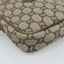GUCCI GG Plus Supreme Shoulder Bag PVC Beige Auth ka4917-14