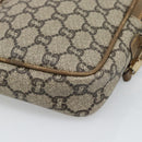 GUCCI GG Plus Supreme Shoulder Bag PVC Beige Auth ka4917-15