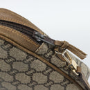 GUCCI GG Plus Supreme Shoulder Bag PVC Beige Auth ka4917-10