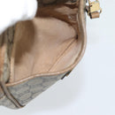 GUCCI GG Plus Supreme Shoulder Bag PVC Beige Auth ka4917-19