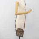 GUCCI GG Plus Supreme Shoulder Bag PVC Beige Auth ka4917-20