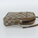 GUCCI GG Plus Supreme Shoulder Bag PVC Beige Auth ka4917-4