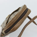 GUCCI GG Plus Supreme Shoulder Bag PVC Beige Auth ka4917-6