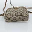 GUCCI GG Plus Supreme Shoulder Bag PVC Beige Auth ka4917-5