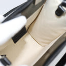 FENDI Hand Bag Patent leather 2way Black Silver Auth ka4919M-21