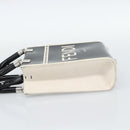 FENDI Hand Bag Patent leather 2way Black Silver Auth ka4919M-3