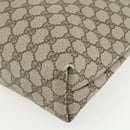 GUCCI GG Supreme Web Sherry Line Tote Bag PVC Beige Red 39 02 003 Auth ka492-12