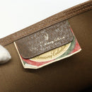 GUCCI GG Supreme Web Sherry Line Tote Bag PVC Beige Red 39 02 003 Auth ka492-15