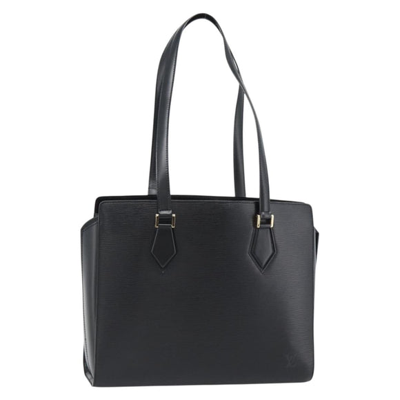 LOUIS VUITTON Epi Duplex Tote Bag Black M52422 LV Auth ka4922A