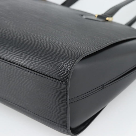 LOUIS VUITTON Epi Duplex Tote Bag Black M52422 LV Auth ka4922A