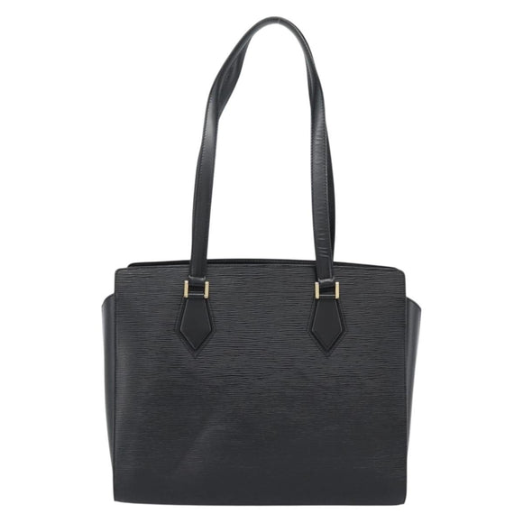 LOUIS VUITTON Epi Duplex Tote Bag Black M52422 LV Auth ka4922A
