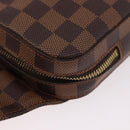 LOUIS VUITTON Damier Ebene Geronimos Shoulder Bag N51994 LV Auth ka4926V-9