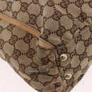 GUCCI GG Canvas Abbey Hand Bag Beige Gold 189831 Auth ka4927-16
