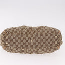 GUCCI GG Canvas Abbey Hand Bag Beige Gold 189831 Auth ka4927-5