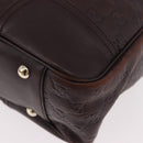 GUCCI GG Canvas Guccissima Princess Bag Leather Brown Gold 163805 Auth ka4928A-14