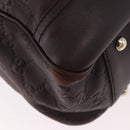 GUCCI GG Canvas Guccissima Princess Bag Leather Brown Gold 163805 Auth ka4928A-15
