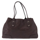 GUCCI GG Canvas Guccissima Princess Bag Leather Brown Gold 163805 Auth ka4928A-2