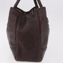 GUCCI GG Canvas Guccissima Princess Bag Leather Brown Gold 163805 Auth ka4928A-4