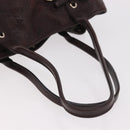 GUCCI GG Canvas Guccissima Princess Bag Leather Brown Gold 163805 Auth ka4928A-7