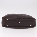 GUCCI GG Canvas Guccissima Princess Bag Leather Brown Gold 163805 Auth ka4928A-5