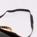 LOEWE Velazquez Hand Bag Leather 2way Black Gold Auth ka4929A-14