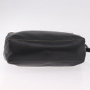 LOEWE Velazquez Hand Bag Leather 2way Black Gold Auth ka4929A-5