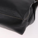 LOEWE Velazquez Hand Bag Leather 2way Black Gold Auth ka4929A-15
