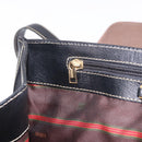 LOEWE Velazquez Hand Bag Leather 2way Black Gold Auth ka4929A-22