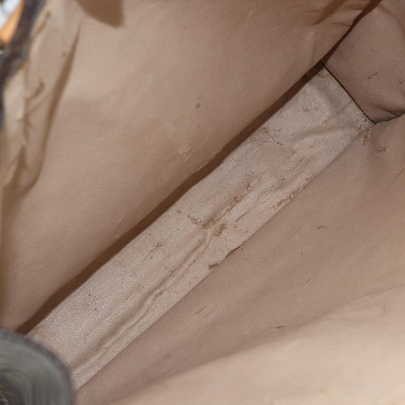 LOUIS VUITTON Monogram Sac Plat Hand Bag M51140 LV Auth ka493