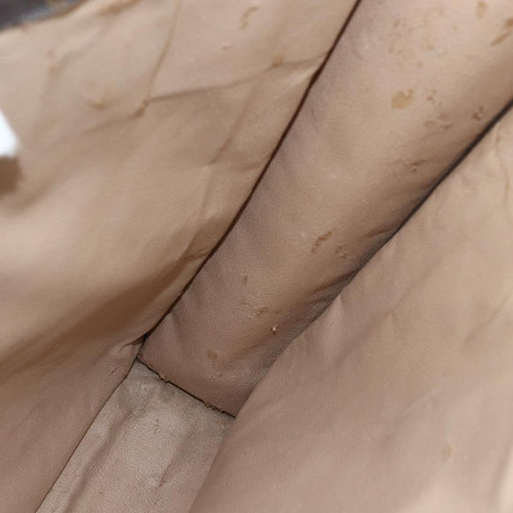 LOUIS VUITTON Monogram Sac Plat Hand Bag M51140 LV Auth ka493