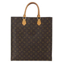 LOUIS VUITTON Monogram Sac Plat Hand Bag M51140 LV Auth ka493-2