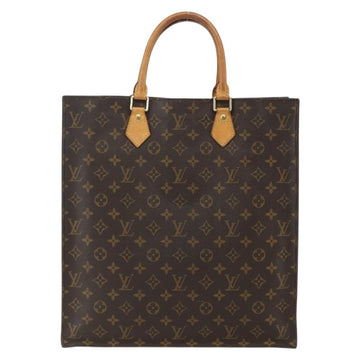LOUIS VUITTON Monogram Sac Plat Hand Bag M51140 LV Auth ka493 - 0
