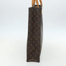 LOUIS VUITTON Monogram Sac Plat Hand Bag M51140 LV Auth ka493-3