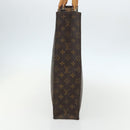 LOUIS VUITTON Monogram Sac Plat Hand Bag M51140 LV Auth ka493-4