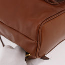 GUCCI Bamboo Backpack Leather Brown Gold 003 2058 0030 Auth ka4930-15
