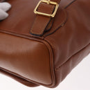 GUCCI Bamboo Backpack Leather Brown Gold 003 2058 0030 Auth ka4930-18