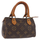 LOUIS VUITTON Monogram Mini Speedy Hand Bag M41534 LV Auth ka4932-1
