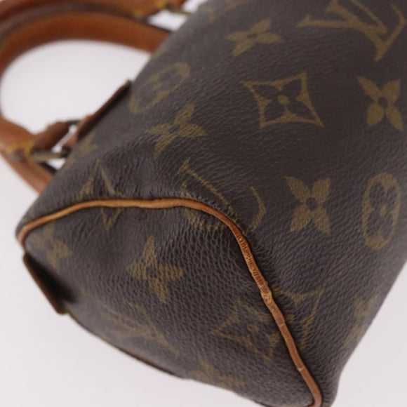 LOUIS VUITTON Monogram Mini Speedy Hand Bag M41534 LV Auth ka4932