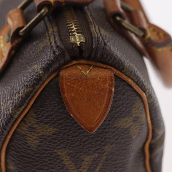 LOUIS VUITTON Monogram Mini Speedy Hand Bag M41534 LV Auth ka4932