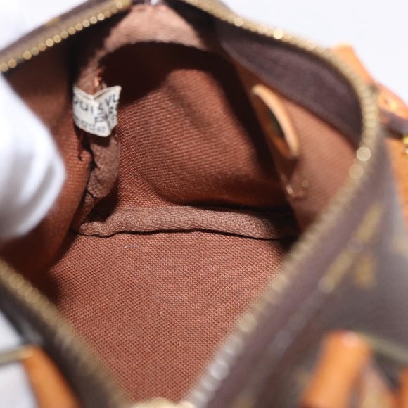 LOUIS VUITTON Monogram Mini Speedy Hand Bag M41534 LV Auth ka4932